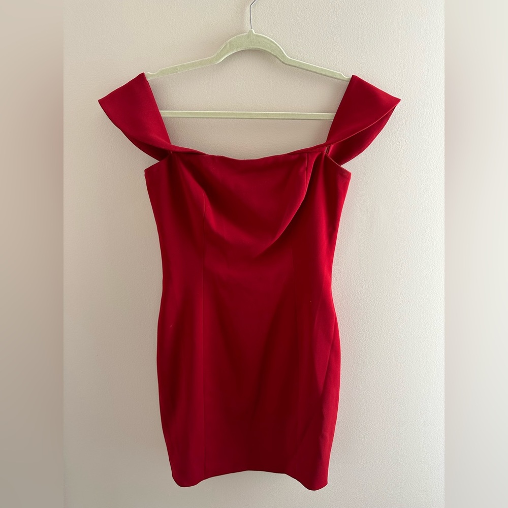 Like New JAYGODFREY Red Cocktail Dress Size 6